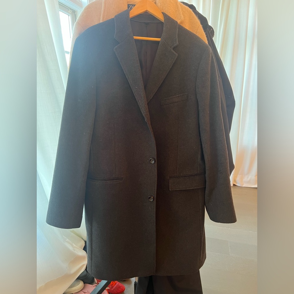 Men’s wool and cashmere code dark gray size 46L